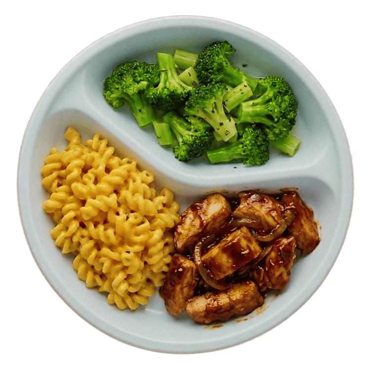 Plated BBQ Chicken Plate Plated BBQ Chicken Plate