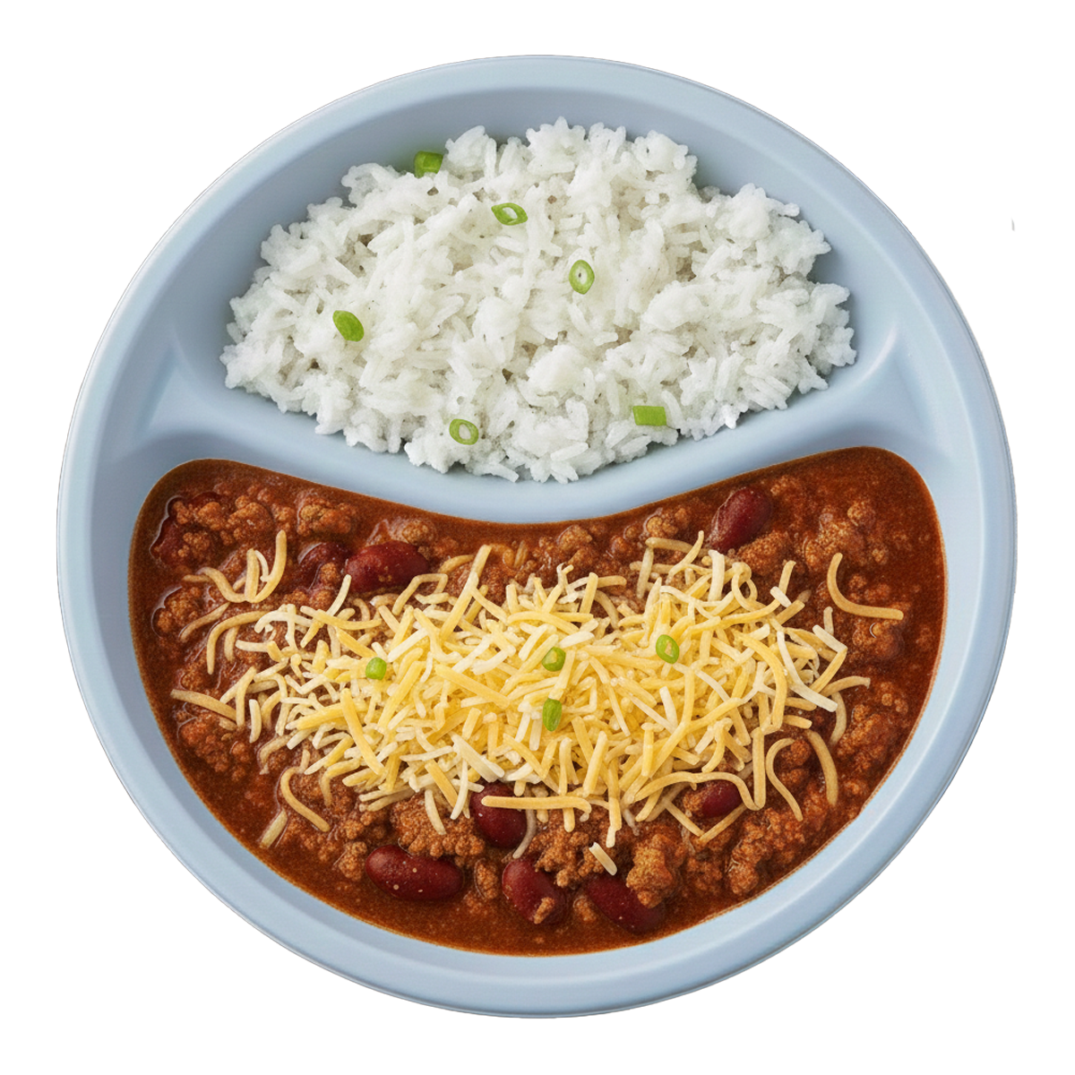 Turkey Chili with White Rice 2 Turkey Chili with White Rice 2
