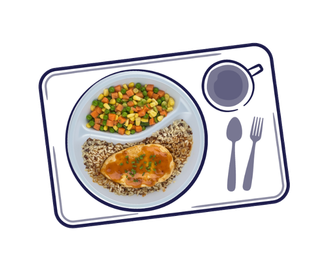 Chicken over rice