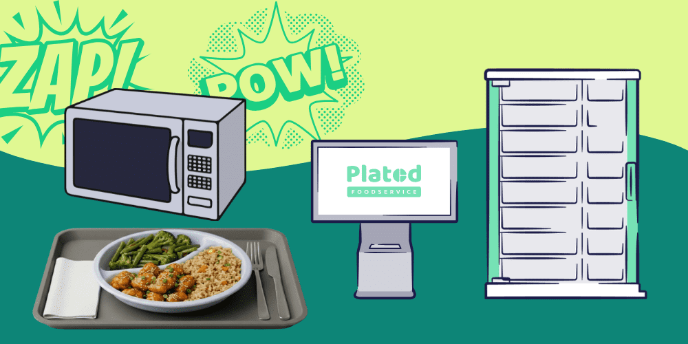 Plated Foodservice microwave cartoon